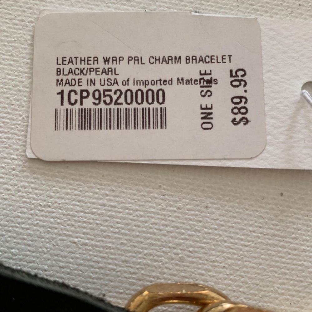 Black Leather Bracelet - Picture 7 of 8